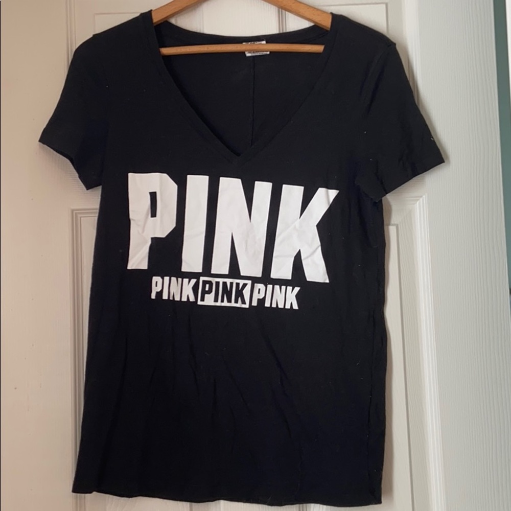 Victoria secret pink v neck tee
